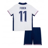 England Phil Foden #11 Fotballklær Hjemmedraktsett Barn EM 2024 Kortermet (+ korte bukser)